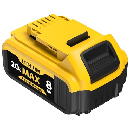 PowQualliane 8000mAh Replacement for DeWalt 20V Max Battery