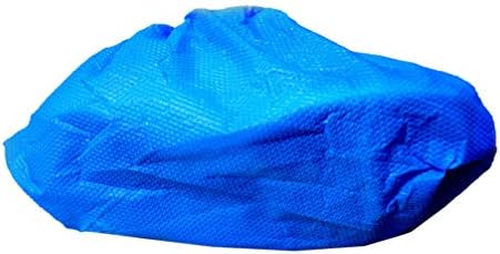 100 Pcs Disposable Non-Slip Shoe Covers for Kids - Dustproof Boot Protectors for Indoor & Outdoor Use, Fits 1-4 Years Old, Blue Carpet & Floor Protection