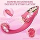 Vibration für Frauen mit 3 Pulsationsmodi 7 Vibrationsmodi Silikon G-Punkt Klitoris Vibrator Sex Spielzeug für die Paare Extrem Sex Toys für Paare Damen Dildo Vibrator Klitoris Stimulator für Sie