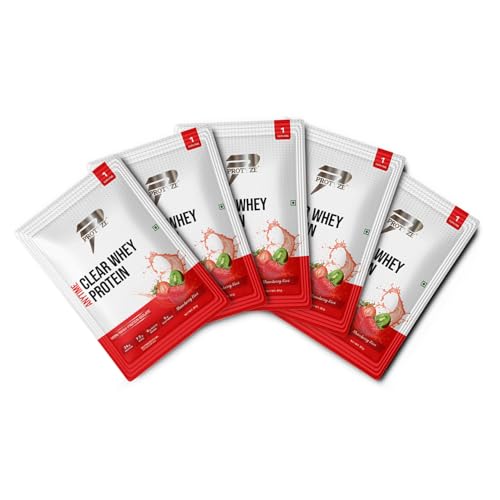 Image of Protyze Anytime Clear Whey Protein (5 Servings, Strawberry Kiwi)