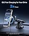 ESR for Qi2 15W MagSafe Car Mount Charger, for MagSafe Car Charger, Suction Cup Magnetic Wireless Car Charging, Dashboard Car Phone Mount for iPhone 17/16/15/14/13/12, S25, Pixel 10, Fast Charging
