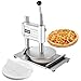 VEVOR Macchina per Pressatura Manuale della Pasta per Pizza, Piastra per Pressatura della Pasta per Pizza in Acciaio Inossidabile, Macchina Formatrice con Maniglia e 100 Fogli di Carta da Forno immagine