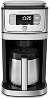Vista 1 de Cuisinart DGB-850FR - Cafetera térmica de 10 tazas totalmente automática para moler y preparar rebabas, color plateado (renovado)