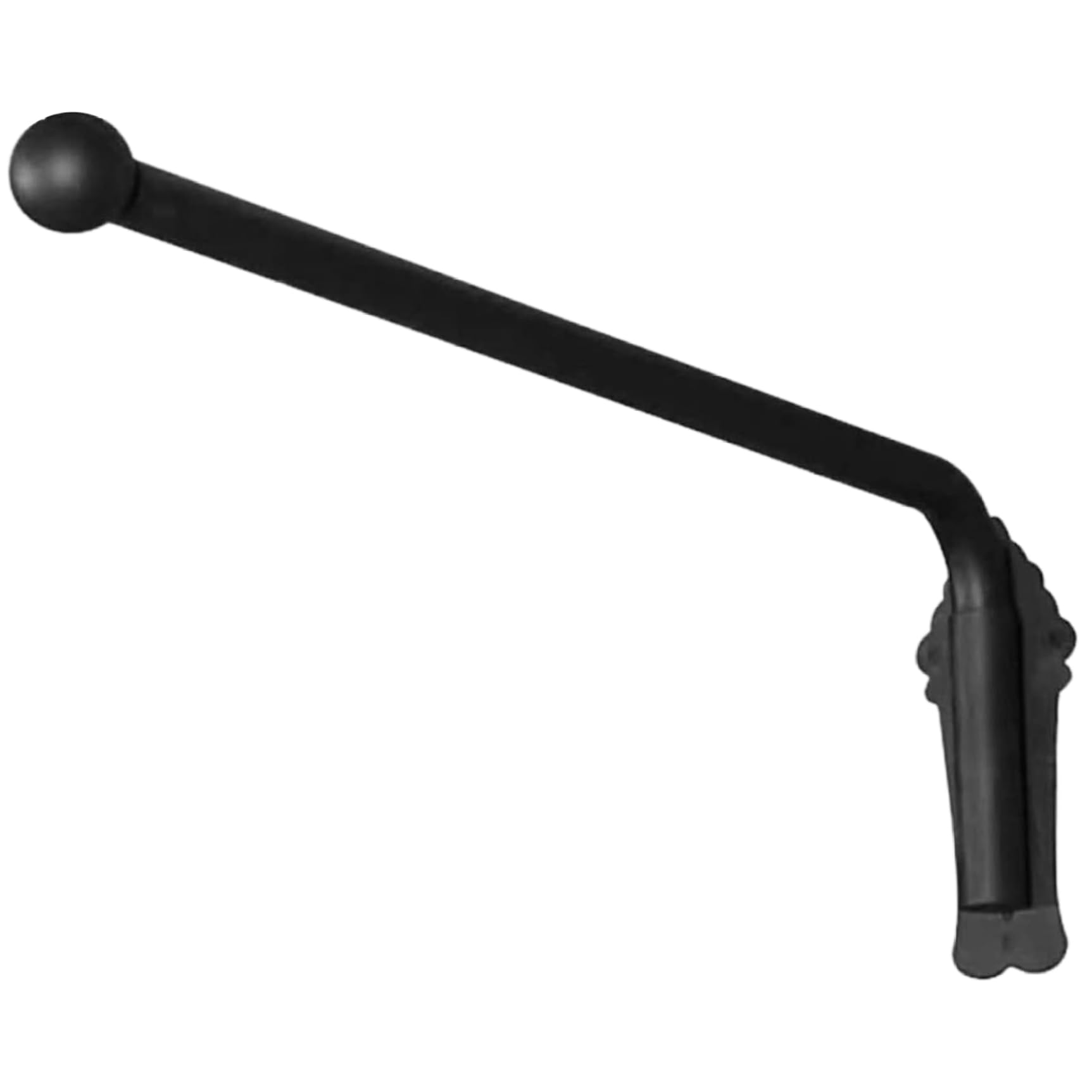 Tringles à rideaux bras oscillant de 27,56 pouces présentoir mobile en métal robuste pour porte