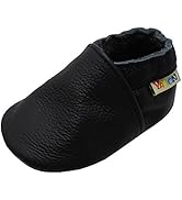 YALION Krabbelschuh Babyschuh Lauflernschuh Jungen Mädchen Baby Weicher Flexibles Leder mit Mokas...