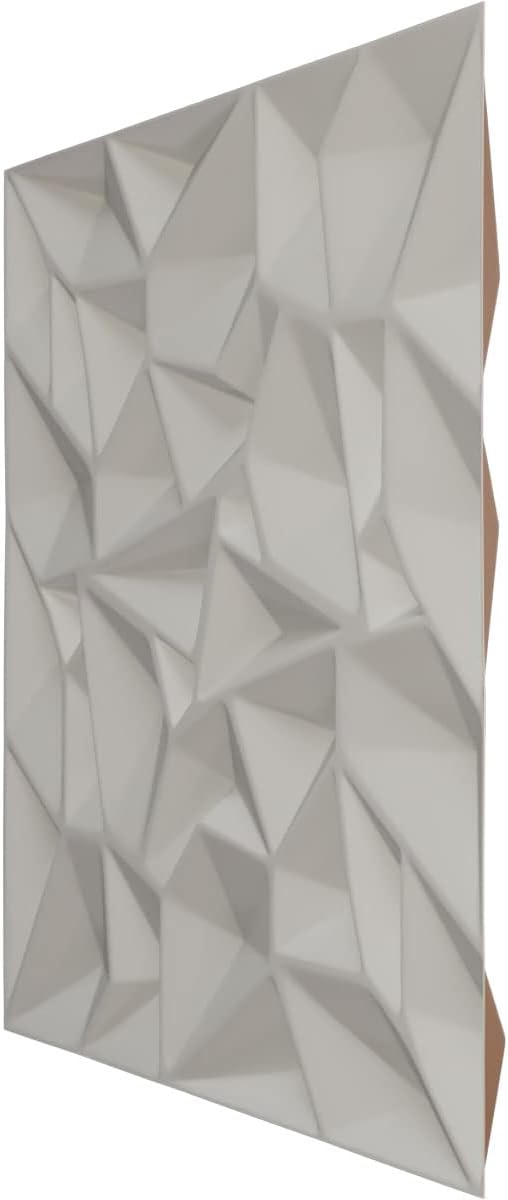 Ekena Millwork 19 5/8"W x 19 5/8"H Leto EnduraWall Decorative 3D Wall Panel, Aged Copper (Covers 2.67 Sq. Ft.