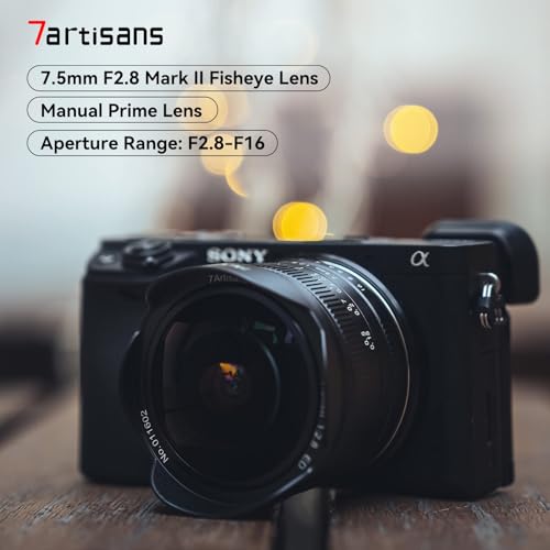 7artisans 7.5mm f2.8 Mark II APS-C Fisheye Wide Angle Manual Fixed Lens for Canon R Mount Mirrorless Cameras R RP R5 R6 - Image 3