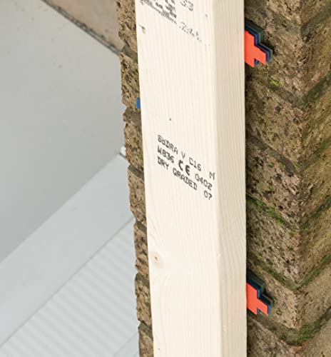 Silverline FIXMAN 633499 Trockenbau-Abstandhalter, 100er-Pckg.