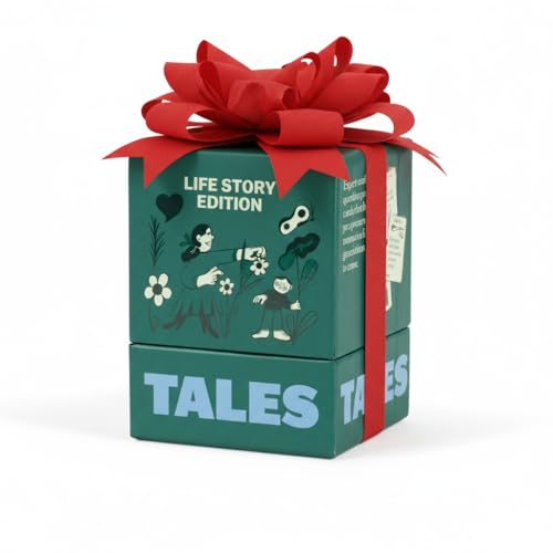 TALES 150 Life Story Interview Kit, Conversation Cards, for Grandparents,