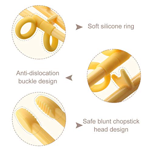 image for Mannice Training Chopsticks Set for Kids and Beginners - 1 Pair Chopst