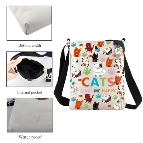 CMNIM Cat Crossbody Bag - Cute Cat Lovers Gifts, Travel Cross Body Purse3