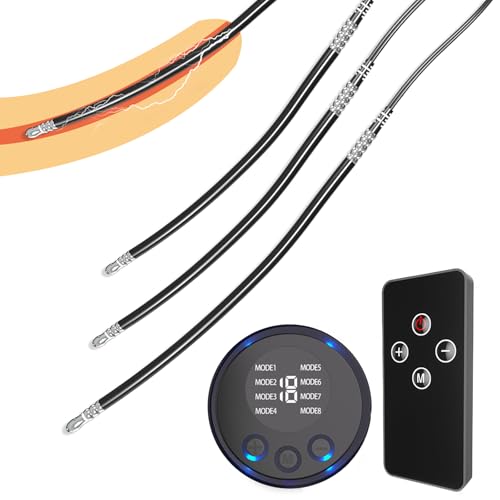 LZYLWC Elektro Shock Harnröhre Dilatator mit 19 Modi, Elektrische Stimulation für Männer, BDSM Katheter Dilatoren Set, Prostata Stimulation, Penis Plug, Sexspielzeug für Männer(L)