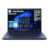 dynabook XZ/HY Webモデル 【Copilotキー搭載/バックライト付きキーボード】(Windows 11 Pro /365 Basic + Office Home & Business 2024（デスクトップ版）/13.3型/第13世代 Core i5/SSD/ダークテックブルー) W6XZHY5PCL