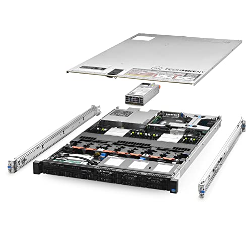 Techmikeny Server 2X E5-2670 2.60Ghz 16-Core 32Gb H710 Rails Poweredge R620 (Renewed) #TOP6