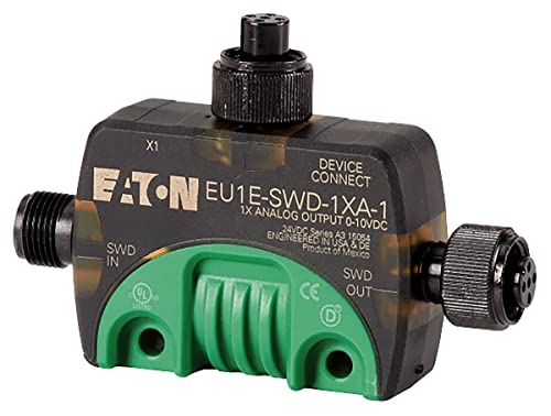 Eaton 174719 módulo analógico con salida alimentada de 0-10 V y toma de conexión rápida M12