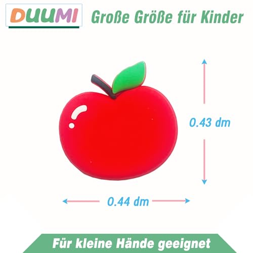 DUUMI Magnete Kinder, Ab 1 Jahr, Kühlschrankmagnete Kinder, Adorable Kinder Magnete Früchte, Magnet Spielzeug, Fridge Magnets Baby Toys 1 Year Old