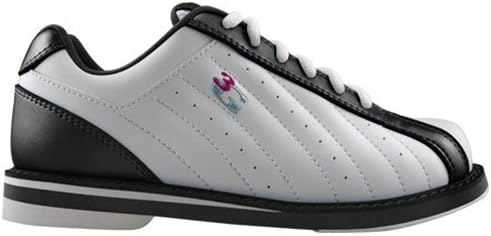3G Kicks Unisex Bowling Shoes- Black/White 10.5 US