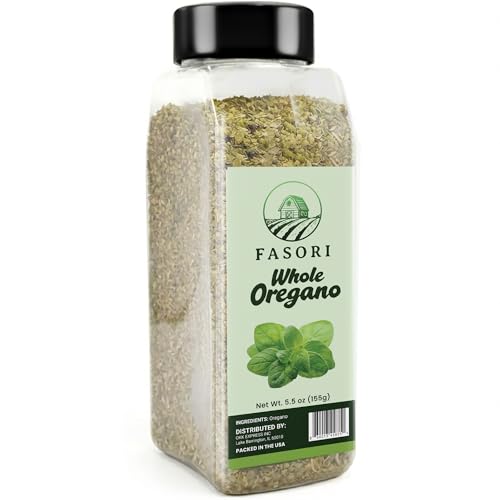 Fasori Oregano Whole Leaves 5.5 oz (156 g) – Premium