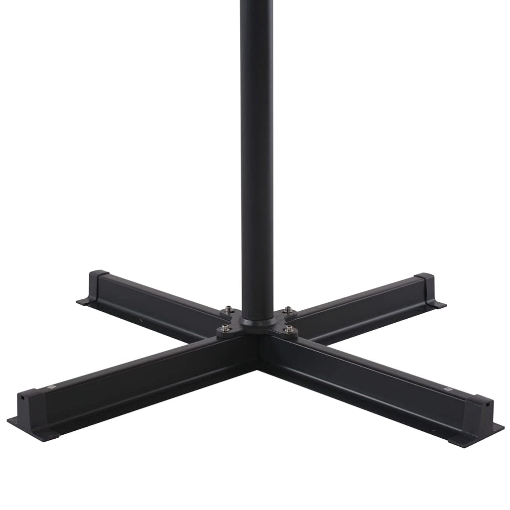 vidaXL Sonnenschirm 500cm Anthrazit Ampelschirm Marktschirm Gartenschirm
