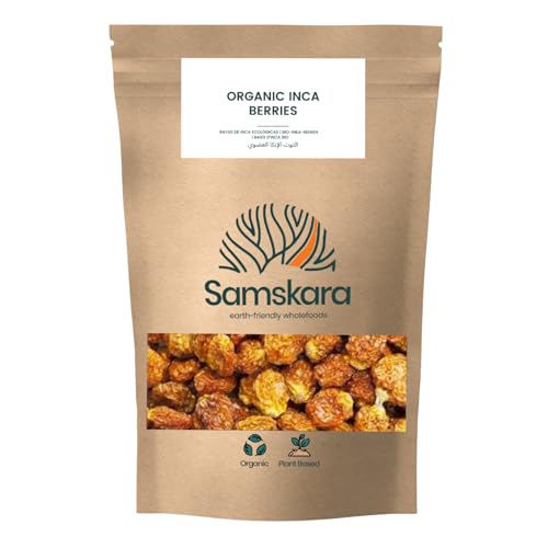 Bayas de Inca Orgánicas (Bayas de Oro) | por Samskara Tribe | Ricas en Vitamina C, Antioxidantes y Fibra | Bienestar de la Piel | 500g