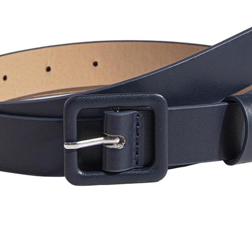 Women PU Leather Belt Dress Belt Square Buckle Belt Casual Decor Waistband Waist Belt for Dresses Lady Girls Jeans Coats4
