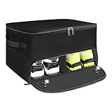 ✅5 compartiments : cet organiseur de golf pour voiture dispose d'une section supérieure avec 3 planches de division courtes qui créent 5 compartiments. Vous pouvez modifier la taille de chaque compartiment pour l'adapter à votre équipement de golf.