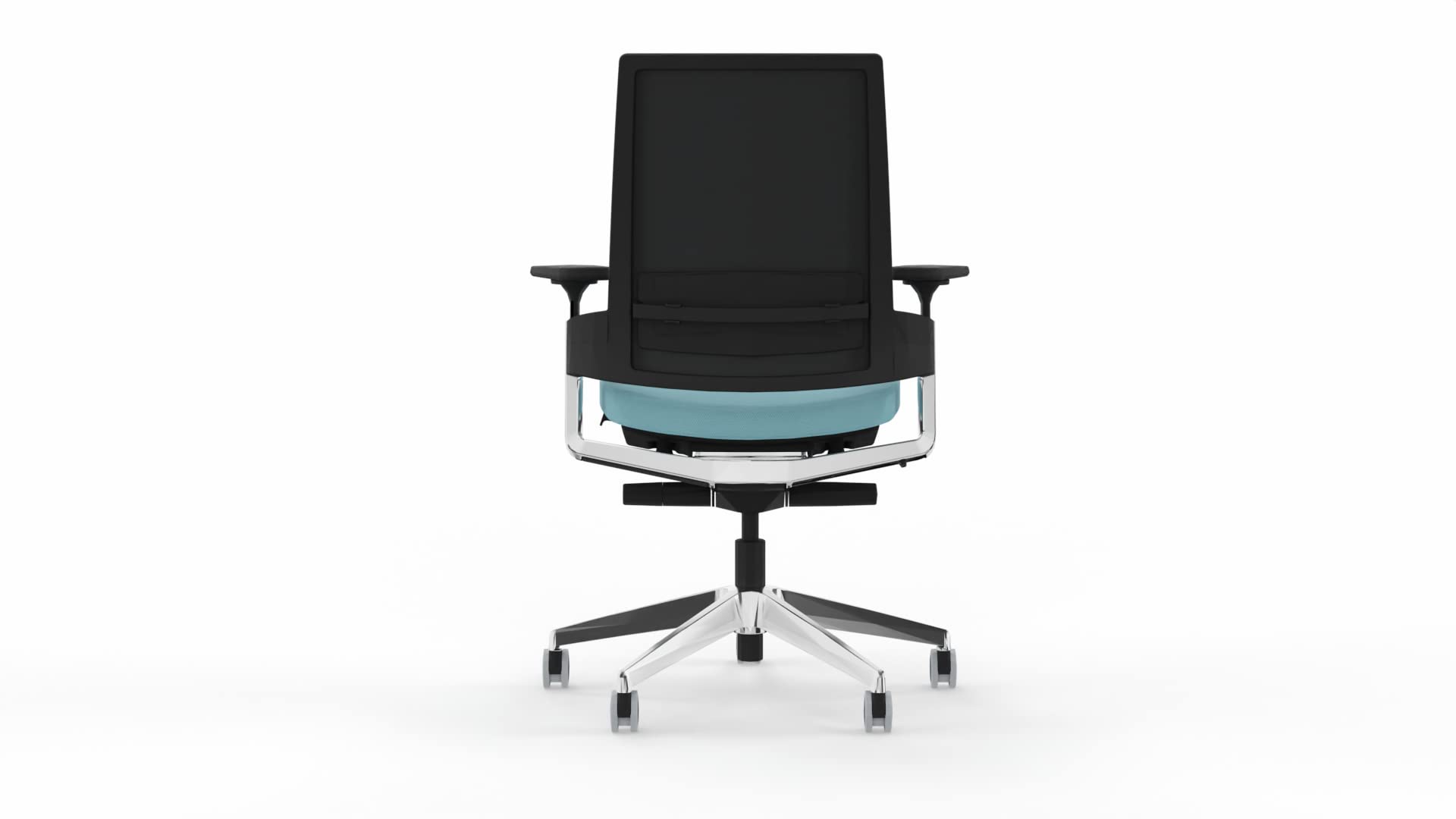 Sillón de Oficina de diseño Top Gama Profesional 3.60 Color Azul Cielo Silla Profesional de Escritorio