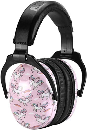 ZOHAN 030 Casque Anti Bruit Enfant Facilement Réglable Pliable,Protection Auditive confortable,SNR 25dB pour l’Autisme,TDAH,Feux d’Artifice,Concert - Licorne