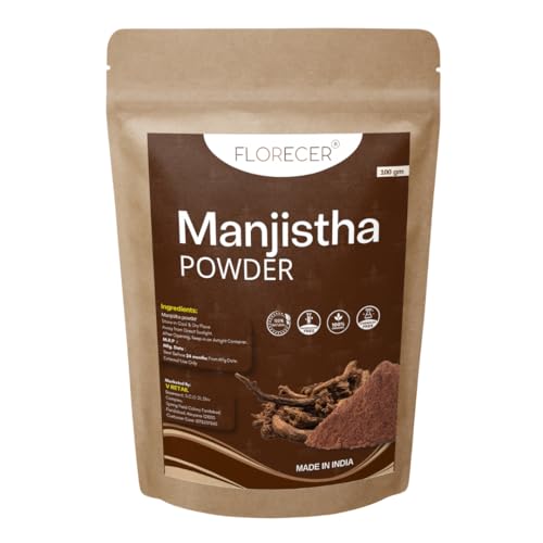 Image of Florecer Manjistha Powder For Skin, Face And Hair | 100% Pure And Organic- 100 Gram