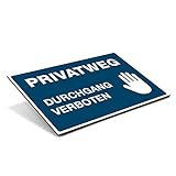 durchgang verboten schild lustig 📐 Alu-Verbundschild, Größe 300x200x4 mm, mit Befestigung (Optional)