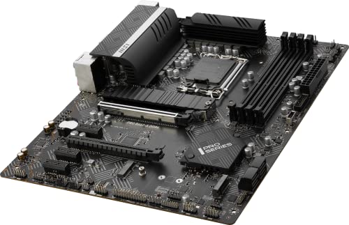 Image of MSI PRO B660-A DDR4 Motherboard (ATX, 12th Gen Intel Core, LGA 1700 Socket, DDR4, PCIe 4, 2.5G LAN, M.2 Slots, USB 3.2)