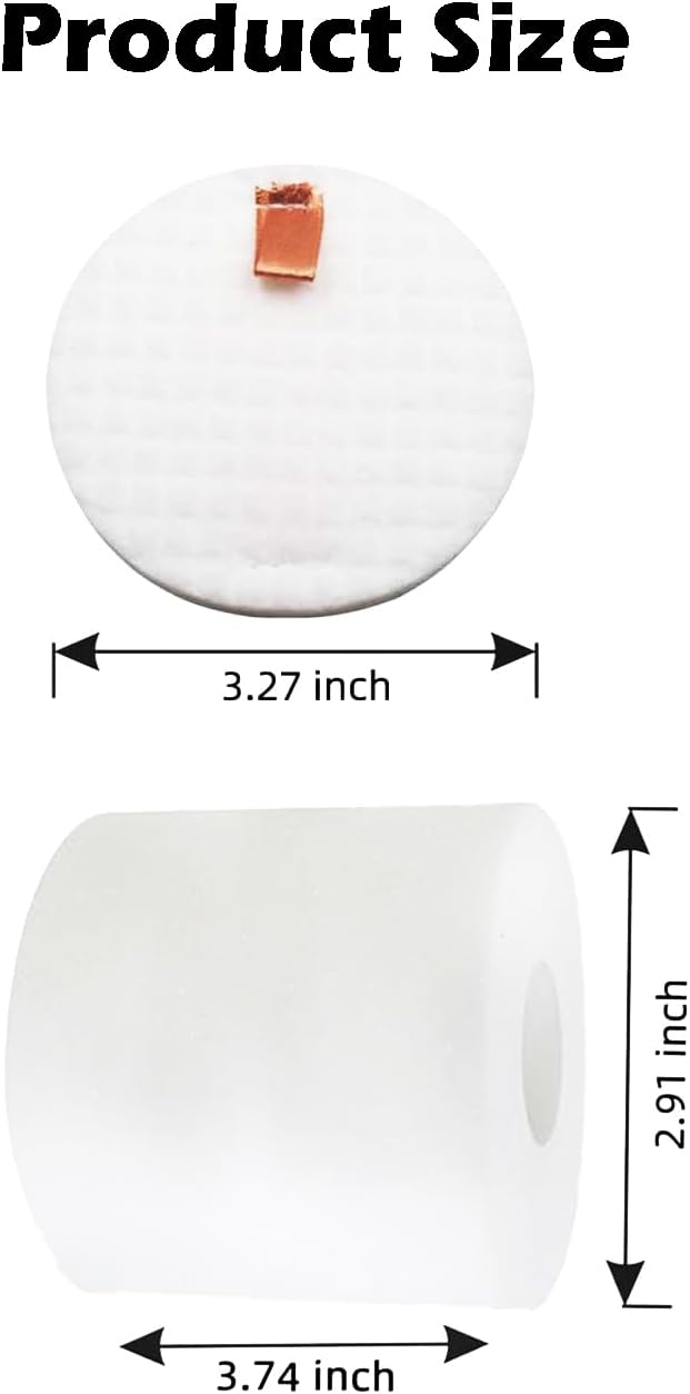 2 Pack Replacement Foam Filter Kit Compatible with Shark IQ Robot Vacuum Self-Empty Base R101AE RV1000S RV1001AE RV1101ARUS RV2502AE RV2520A0US RV912S RV912S RV912S UR1000SR UR1005AE