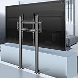 TV Bracket, Floor TV Stand for 40 to 75 Inch TVs, Tall TV Stand Mount with Height Adjustment for Bedroom Living Room Corner TV Mount TV Stand