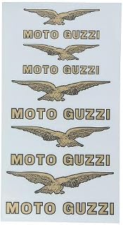 モトグッチ イーグル GOLD ５ピース ステッカー MOTO GUZZI EAGLE [並行輸入品]