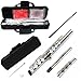 Vetimobato 17 keys closed Hole C Flute with Case,cleaning Rod & Cloth & Joint Grease & and Gloves (17 keys closed Hole C Flute Nickel Silver)