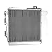 Tepilauda 3 Row Aluminum Radiator Compatible with 1987-2006 Jeep Wrangler TJ YJ 2.4 2.5 4.0 4.2L