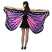 Produktbild Yowablo Schmetterling Flügel Schmetterling Kostüm schmetterlingsflügel Butterfly Schal Flügel Schal Flügel Cape Umhang (170x82cm,Lila)