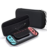 Buena protección, resistente llevar caso ofrecen buena protección contra golpes accidentales, arañazos y caídas para su conmutador de Nintendo; Las correas elásticas mantienen su dispositivo en su lugar, el forro suave interno de una sola capa protege al Nintendo Switch de arañazos y desgaste, todo alrededor mantiene su switch consola y accesorios seguros