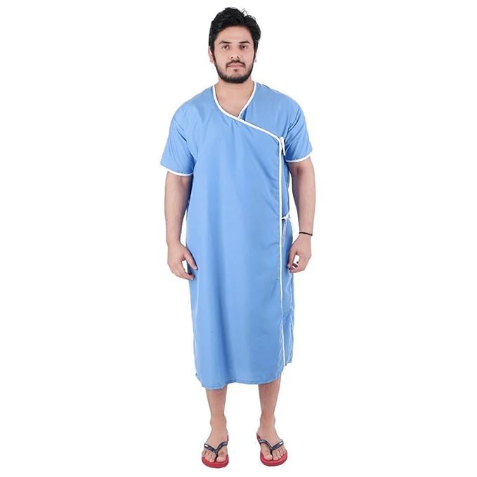 See full amazon price history chart for Rank Unisex Free Size Cotton Patient Gown | Round Neck & Half Sleeve Patient Care Apparel | Hospital Pregnancy Petient Uniform (Blue) Rank Unisex Free Size Cotton Patient Gown | Round Neck & Half Sleeve Patient Care Apparel | Hospital Pregnancy Petient Uniform (Blue) (B0D5H97NCM) Amazon Price History, Amazon Price Tracker