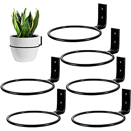 SnyBoo 6 Stück 18cm Blumentopfhalter Wand, Wandhalterung...