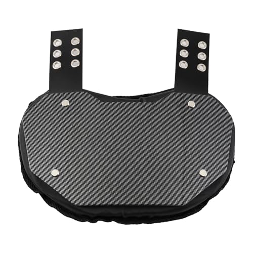 Kids Sports Lower Back Protector - Football Backplate, Adjustable Nylon Strap Guard Pad | Athletic Spine Shield Safety Gear For 