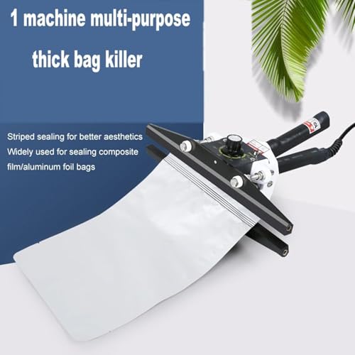 Selladora De Bolsas Manual con Temperatura Ajustable para Termosellado De Envases De Mylar Y Aluminio.,200mm