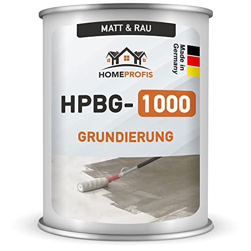 Home Profis® HPBG-1000 2K Epoxidharz Grundierung für Innen & Außen (bis 15m²) - Wasserdichter Sperrgrund Haftvermittler Tiefengrund Primer für Beton Estrich Keller Garage Balkon Terrasse Cover