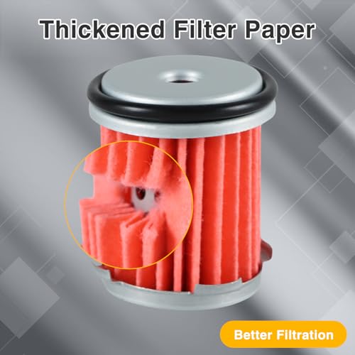 Image of Auto Transmission Filter with O-ring (with Transmission Oil-fluid Cooler O-rings）Compatible with Acura RDX RLX TSX TL /Honda Odyssey Accord CR-V Civic Pilot Replace#: 25450-P4V-013