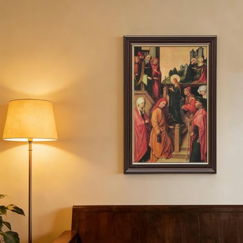 Impression toile Vierge Marie Temple Jérusalem Holbein tableau - 4