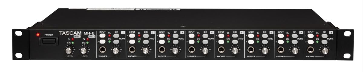 TASCAM MH-8 ヘッドホンアンプ MH-8 | ヘッドホンアンプ | TASCAM (日本)