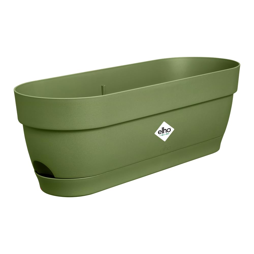 elho vibia campana trough 50cm plant pot - Moss Green