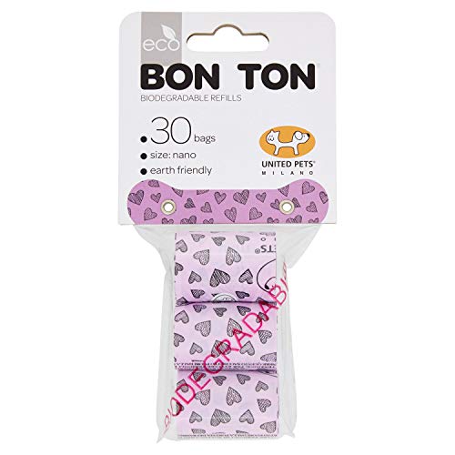UNITED PETS Refill Rosa per Bon Ton Nano, Sacchettini per Cani