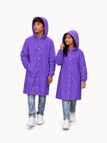 Image of Premium Kids Waterproof Raincoat | Full Coverage Hooded Rain Wear for Boys & Girls | Rainwear |