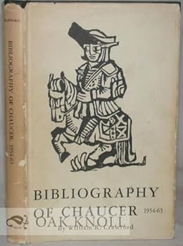 Hardcover Bibliography of Chaucer, 1954-1963 Book